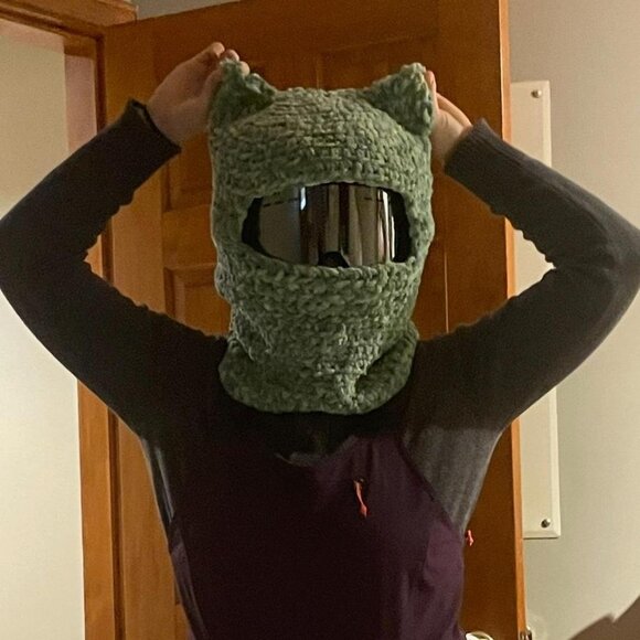 Balaclava Handmade Crochet - Picture 2 of 4